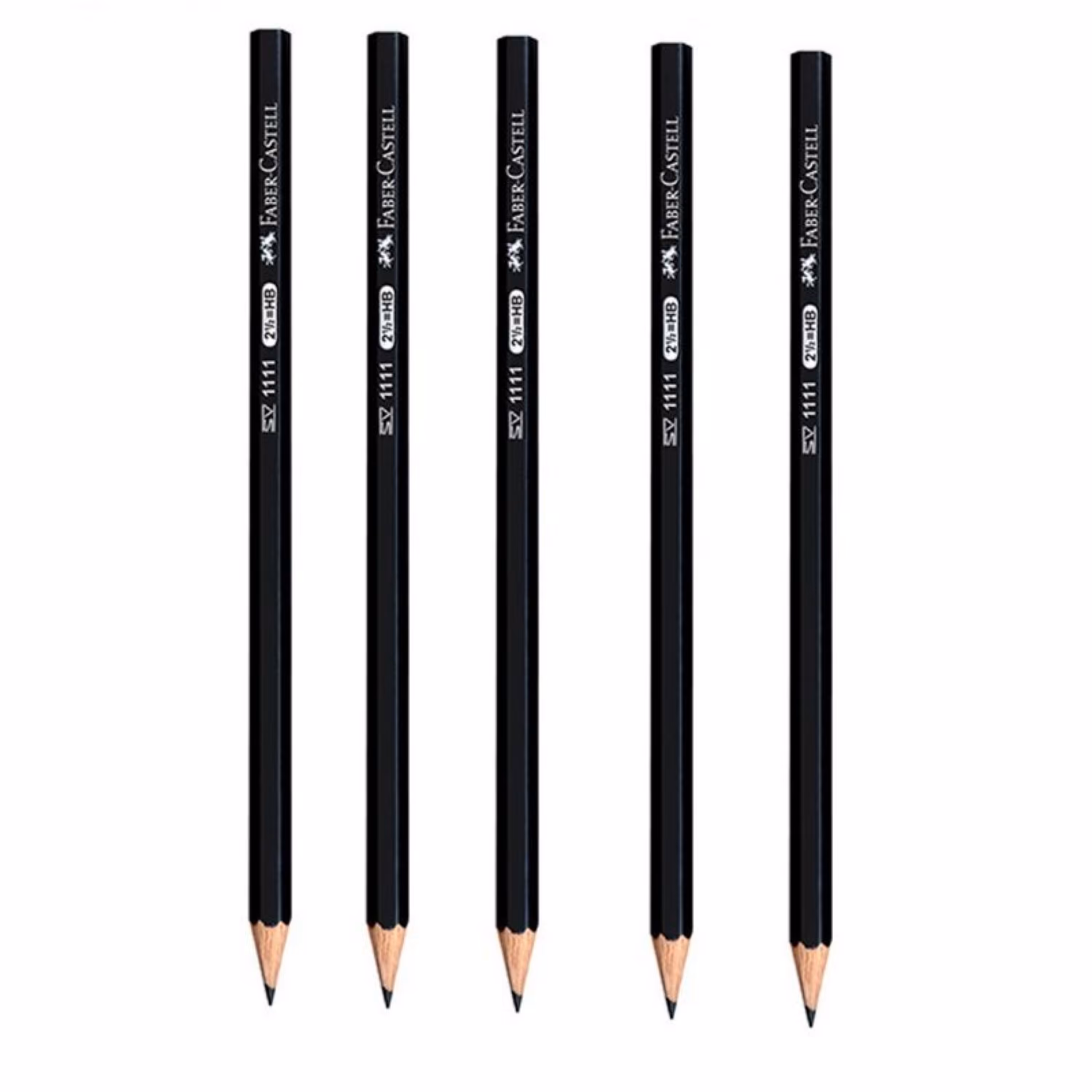 مداد مشکی مدل دانش آموز بسته 5 عددی