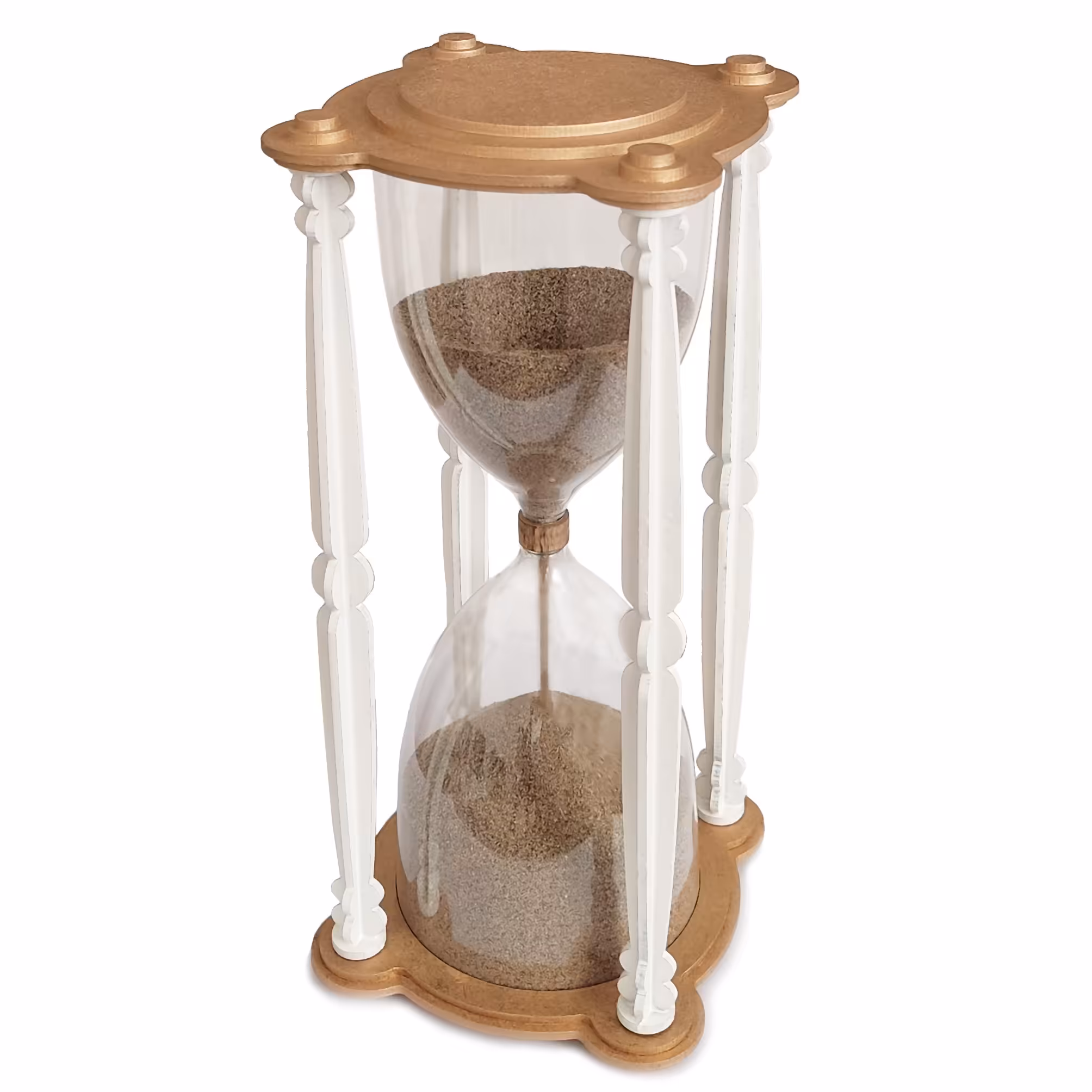 ساعت شنی چهار ستون  بزرگ 10 دقیقه ای ارتفاع 23