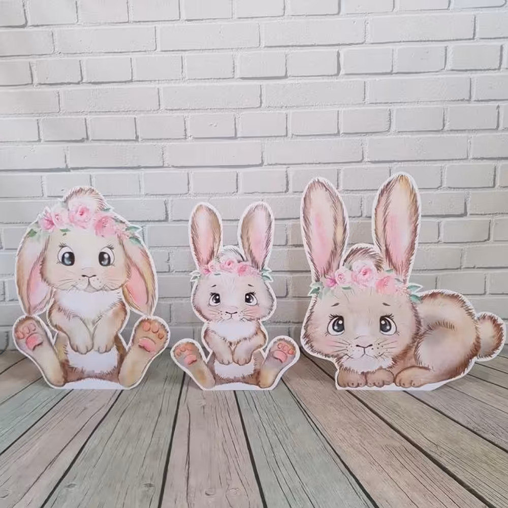 استند خرگوش 50 سانتی (بک گراند تولد .استند تولد.استند باکیفیت .تم تولد.بک گراند .تولد لاکچری.سوپرایز تولد .جشن زیبا)