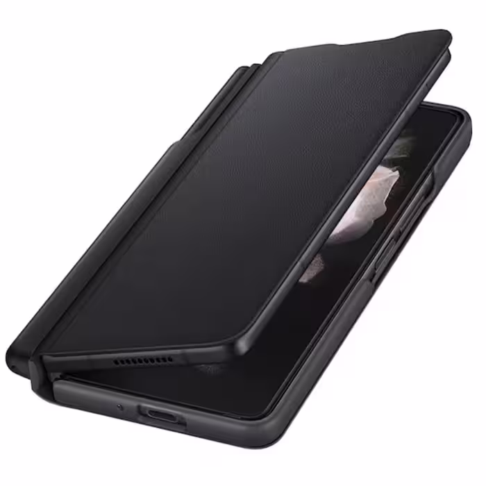 کیف کلاسوری سامسونگ مدل Flip Cover مناسب Galaxy Z Fold 3 به همراه قلم نوری