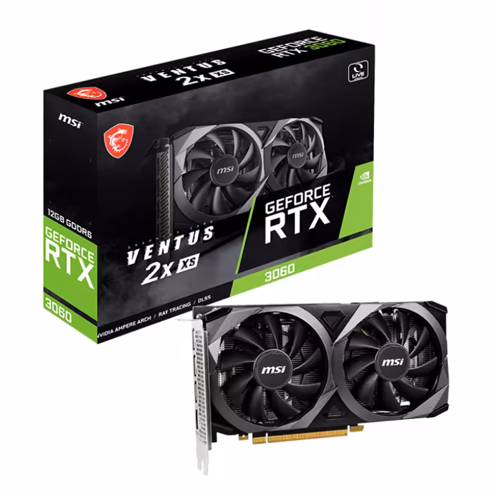 کارت گرافیک ام اس آی GeForce RTX 3060 VENTUS 2X XS 12G OC