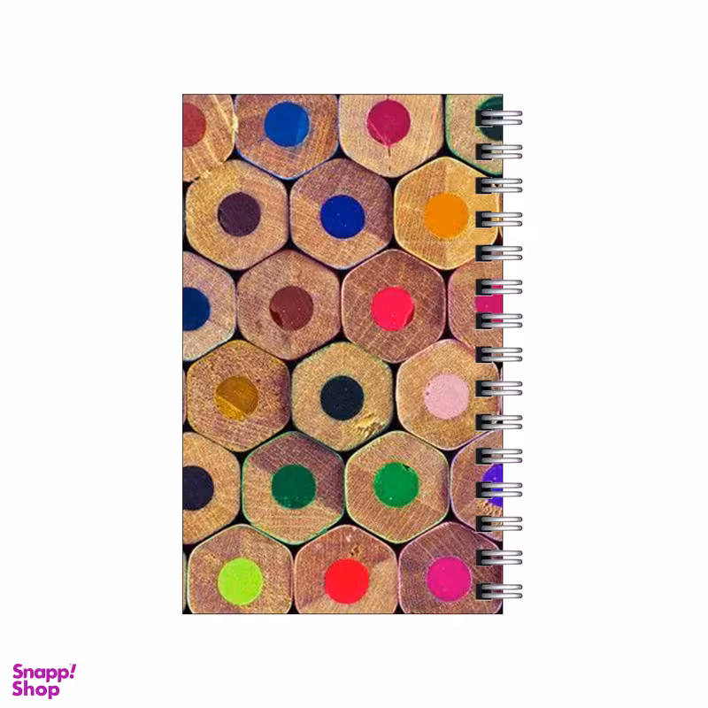 دفتر یادداشت 60 برگ To Do List طرح پترن مداد ته مداد رنگی کد 5309200