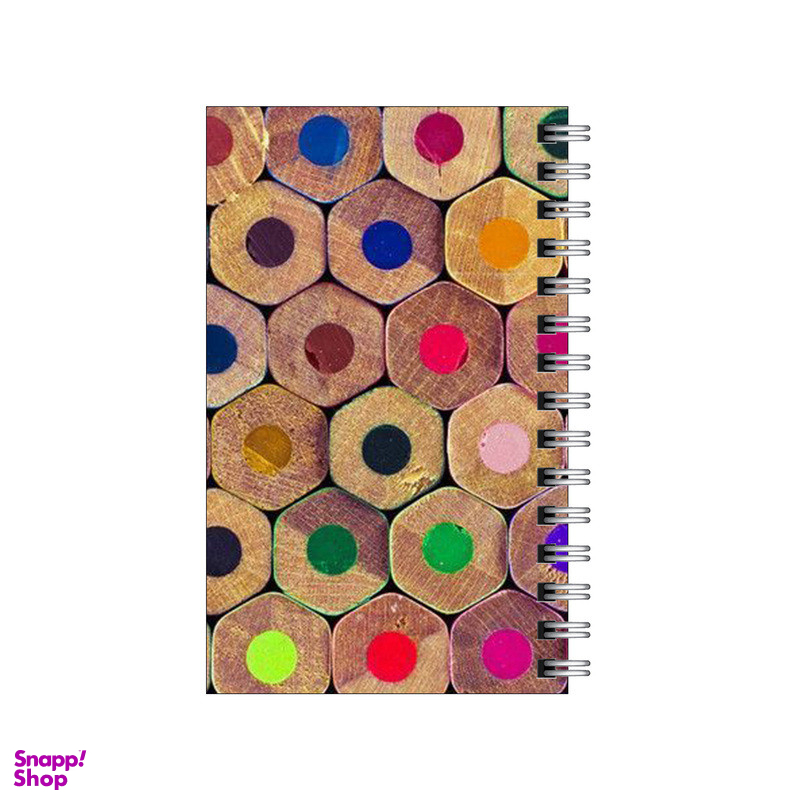 دفتر یادداشت 60 برگ To Do List طرح پترن مداد ته مداد رنگی کد 5309200