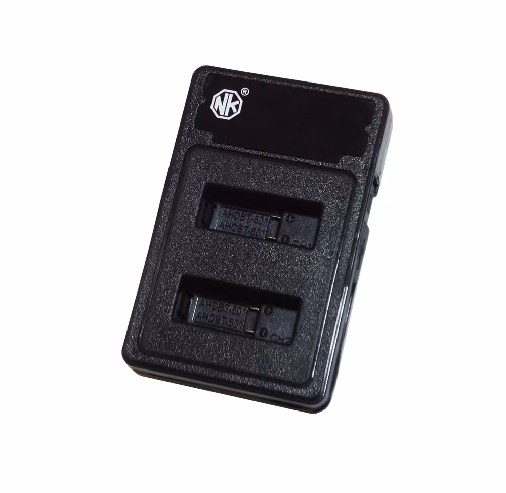 شارژر دوقلوی باتری گوپرو برای باتری های  HERO5 / 6 / 7