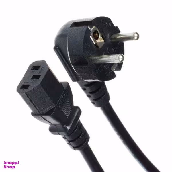 کابل برق سه پین منبع تغذیه کامپیوتر دی-نت مدل PC1.8M طول 1.8 متر