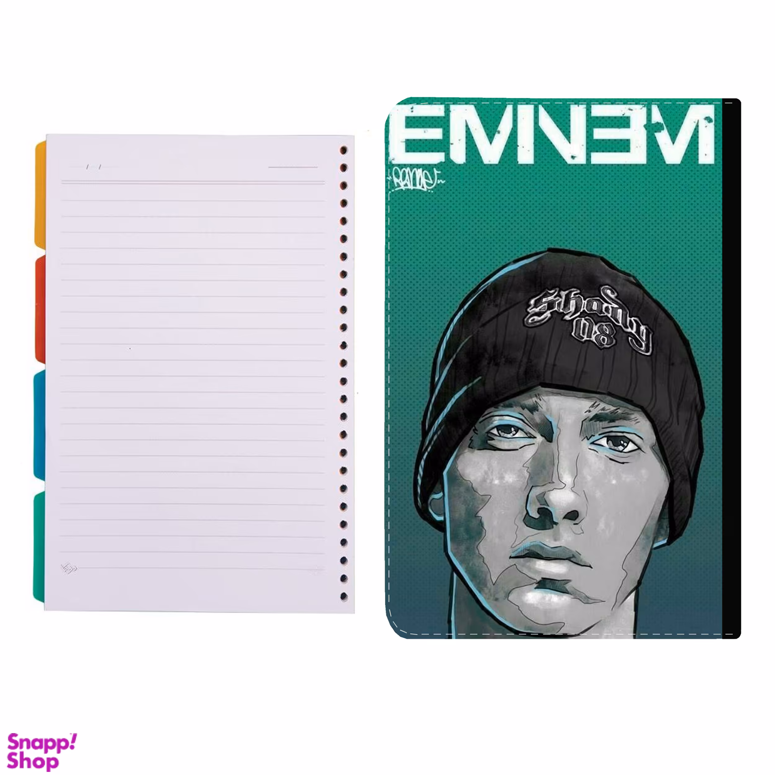 کلاسور طرح امینم کد 726 به همراه کاغذ کلاسور