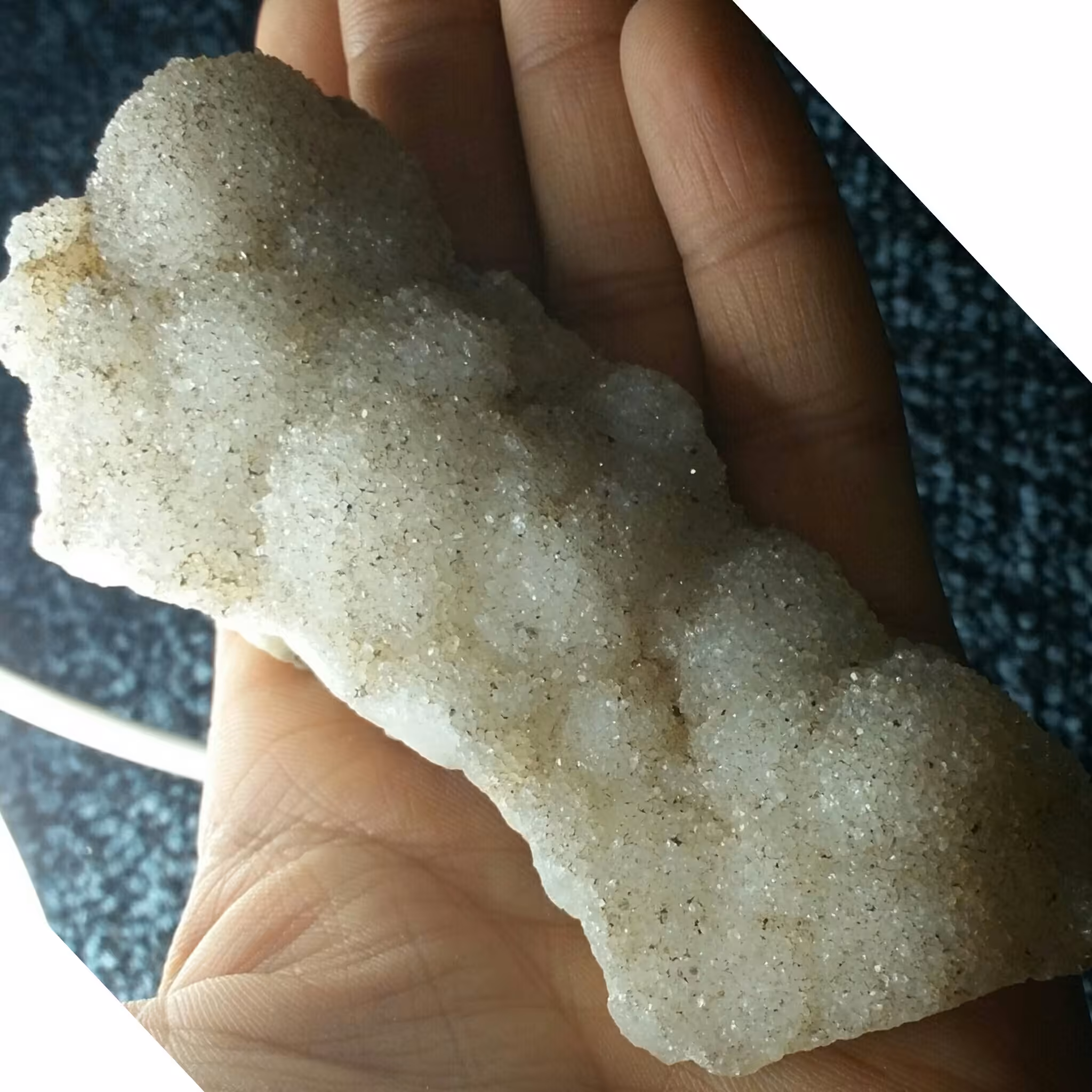 نمونه فوق کلکسیونی سنگ راف کلسیت بلور شکری 100 در 100 طبیعی شاااهکار خلقت دیدنییی