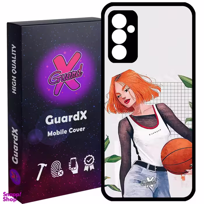 کاور گارد ایکس طرح Girl مدل Glass10338 مناسب برای گوشی موبایل سامسونگ Galaxy A54 / A54 5G