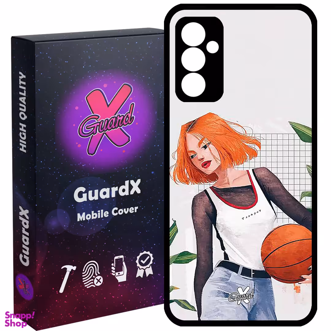 کاور گارد ایکس طرح Girl مدل Glass10338 مناسب برای گوشی موبایل سامسونگ Galaxy A54 / A54 5G