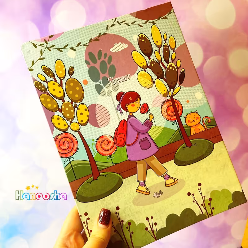 کلاسور حلقه فلزی 80 برگ دایان سری آلیس کد 04 | 26 حلقه