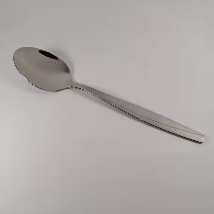 قاشق استیل غذا خوری طرح ماینز قاشق غذا خوری استیل بسته 6عددی