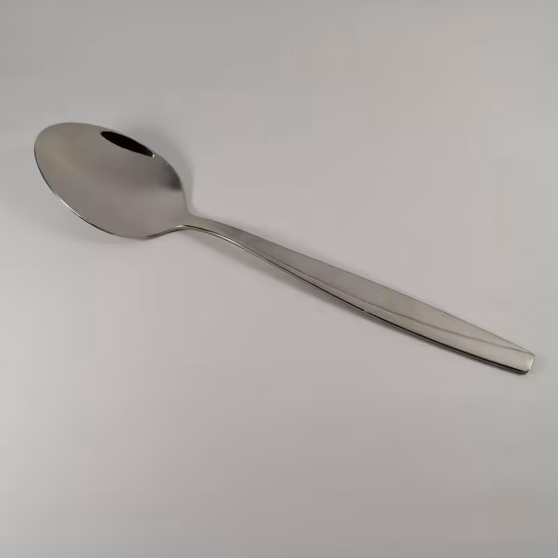 قاشق استیل غذا خوری طرح ماینز قاشق غذا خوری استیل بسته 6عددی