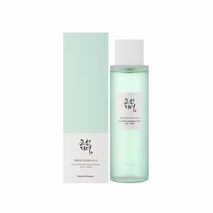 تونر شاداب کننده و جوانسازی کننده پوست بیوتی اف جونز Beauty of Joseon Green Plum Refreshing Toner AHA   BHA