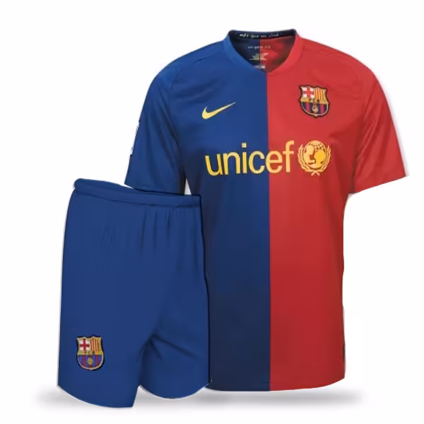 کیت اول بارسلونا فصل 2009-2008 (پیراهن شورت) ورژن هواداری