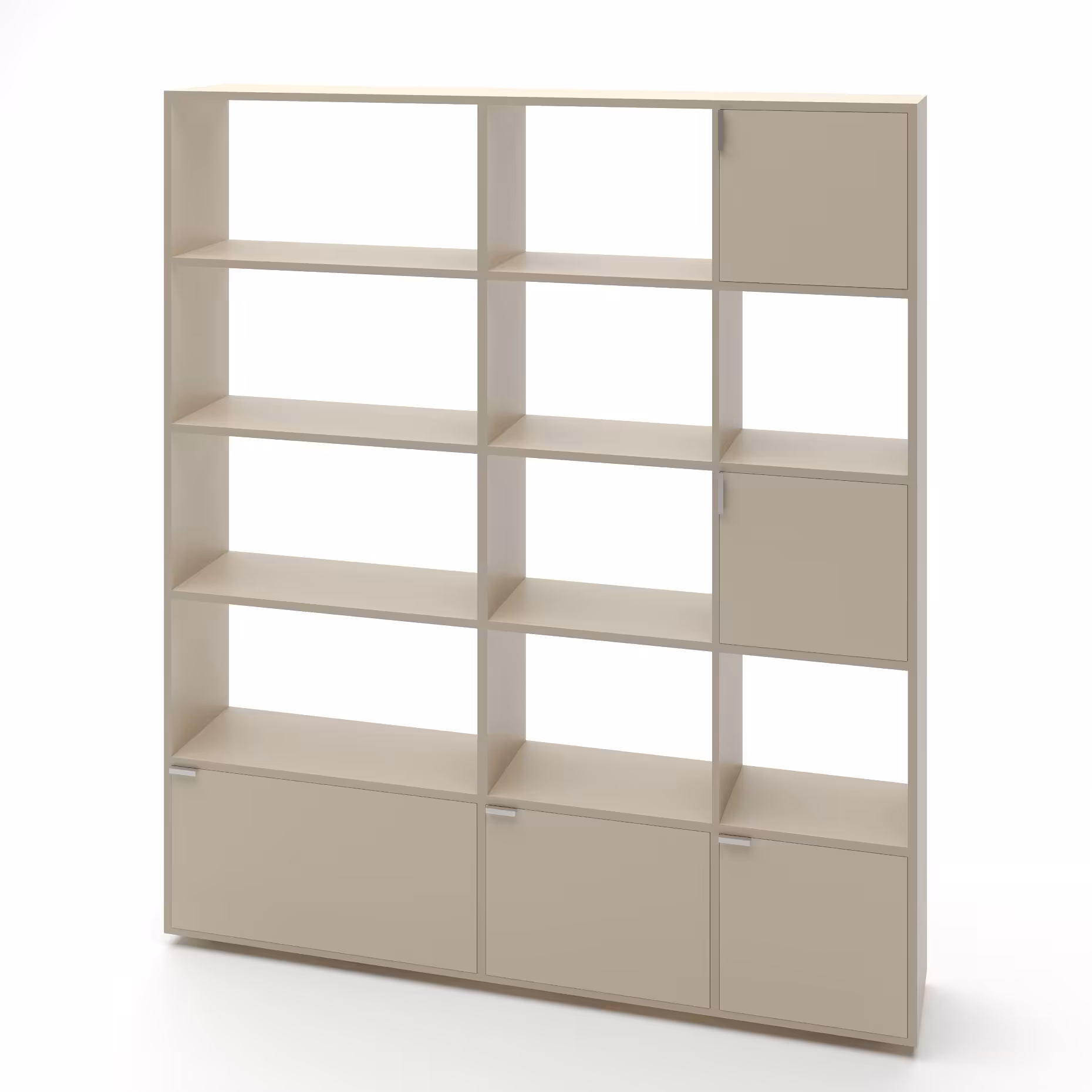 کتابخانه جادار همراه با کشو-شیک و مدرن در انواع رنگ