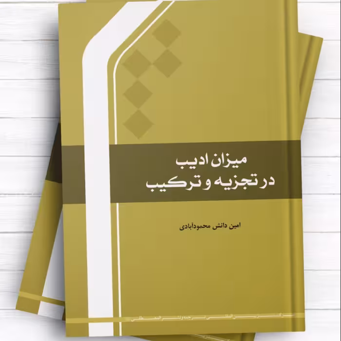 میزان ادیب در تجزیه و ترکیب اثر امین دانش محمود آبادی نشر المصطفی 