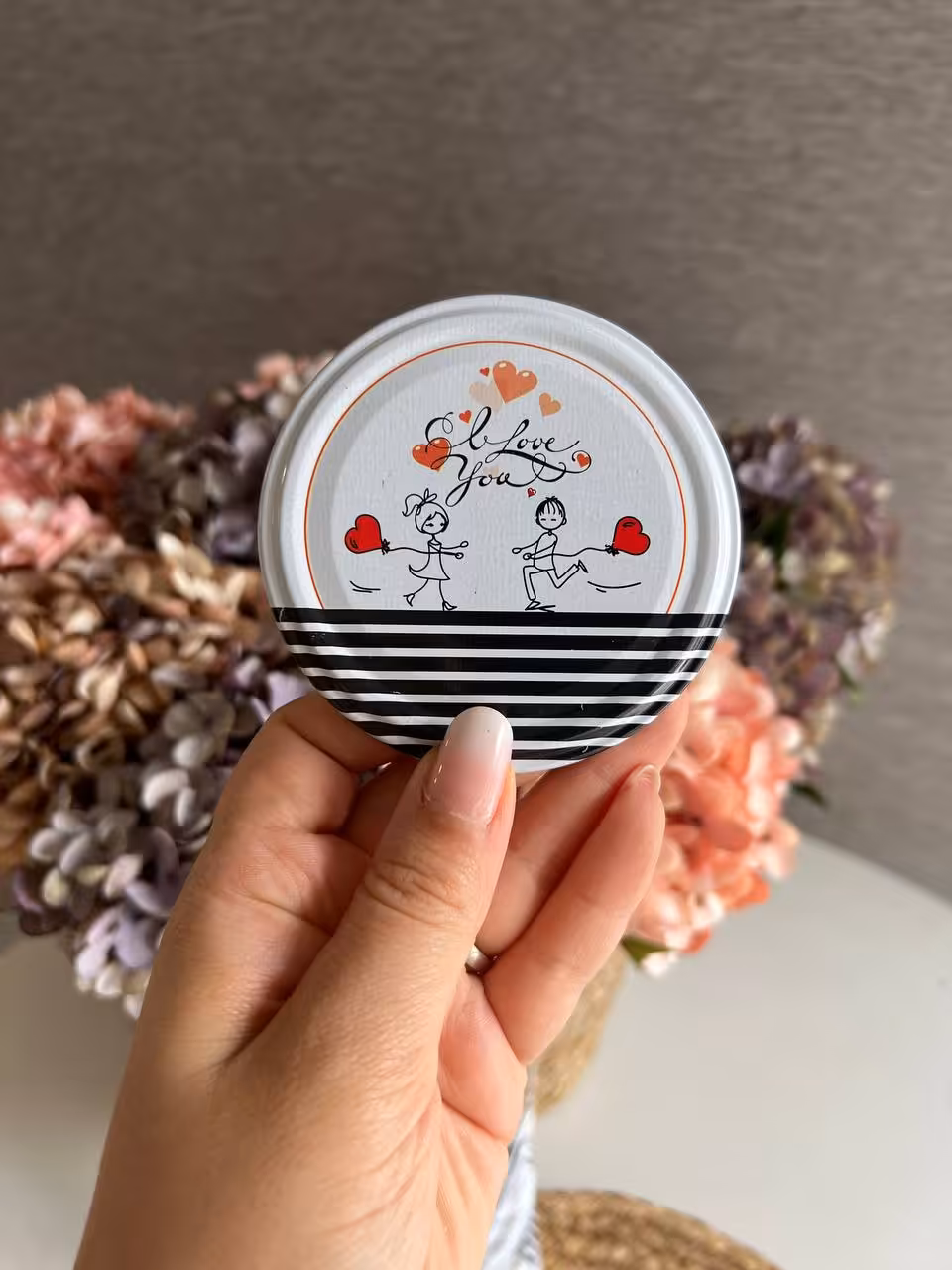 درب بانکه فلزی طرح I Love you کد 39