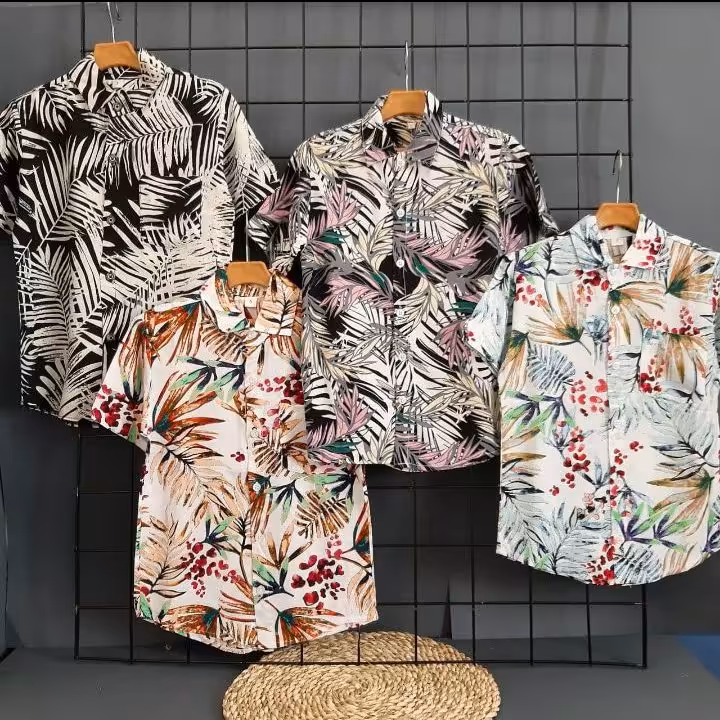 شومیز هاوایی سایز بزرگ دخترانه و پسرانه 139n