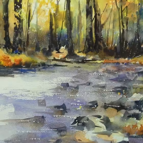 نقاشی آبرنگ