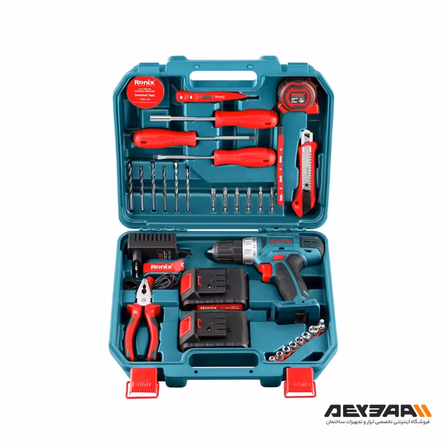 مجموعه 33 عددی دریل شارژی رونیکس مدل RS-8014