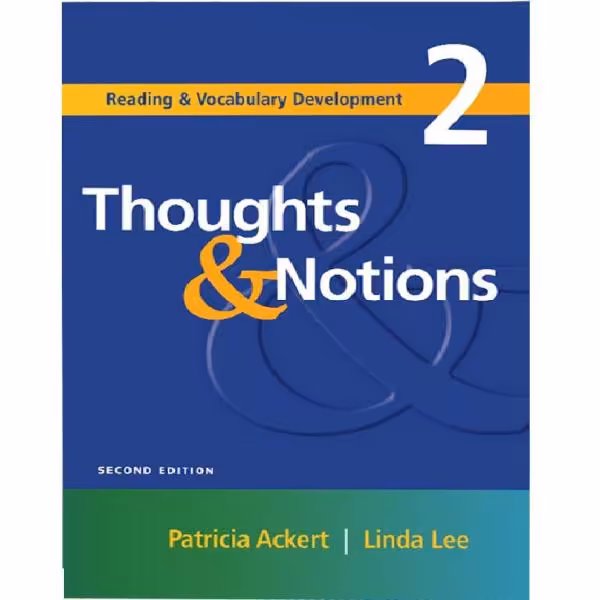 کتاب Thought and notions 2nd edition اثر جمعی از نویسندگان انتشارات جنگل