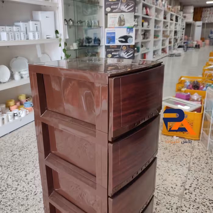 فایل5 طبقه  طرح چوب برند معتبرتسا پلاستیک جنس پلاستیک مواد نو  صادرات دراور