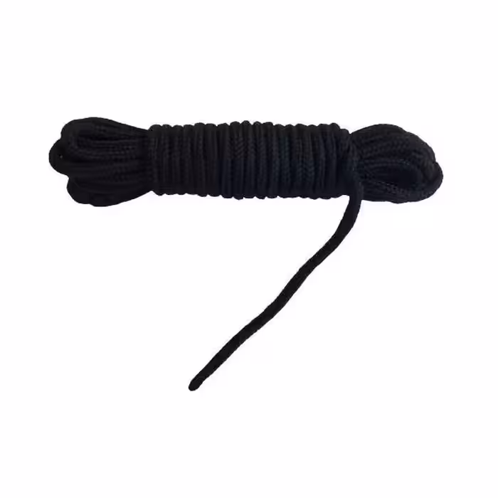 نخ قیطان درجه یک مشکی کد RL-63041 طول 10 متر بدون حالت کشی