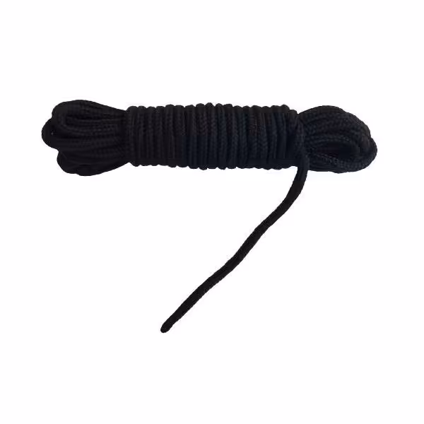 نخ قیطان درجه یک مشکی کد RL-63041 طول 10 متر بدون حالت کشی