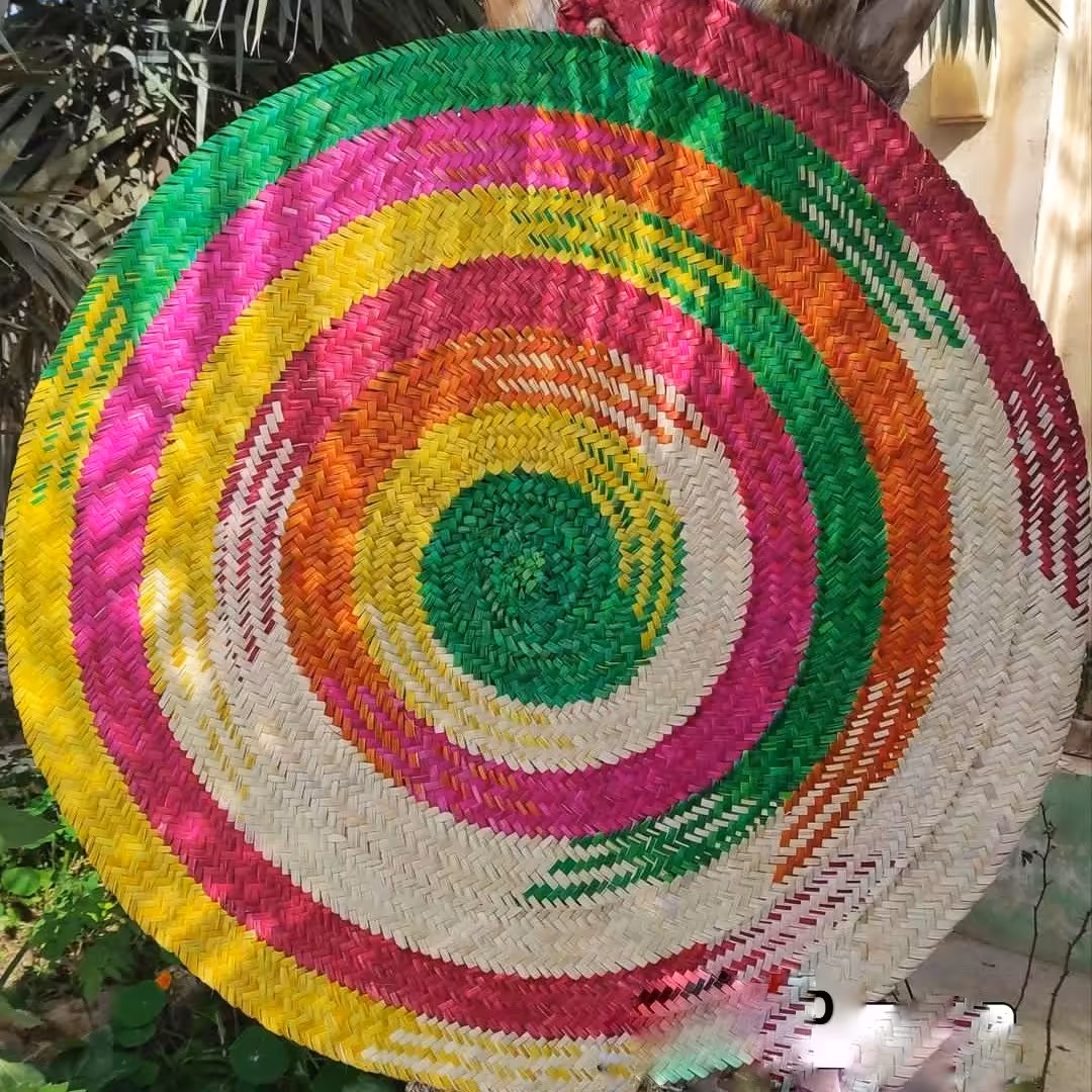 سفره حصیری طرح ابروبادی 30