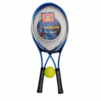 راکت جفتی تنیس خاکی جونیور به همراه توپ