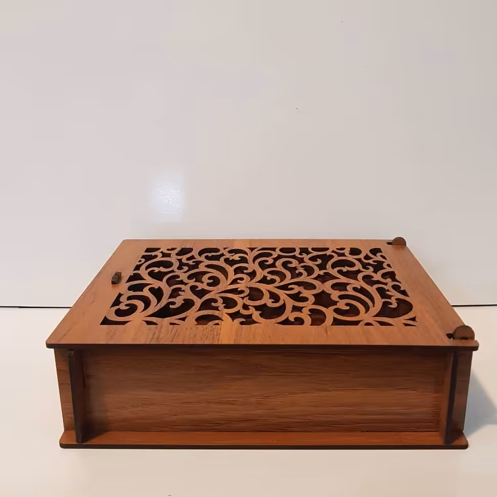 جعبه چوبی سایز 20 در 16 ، 12 رنگ مختلف