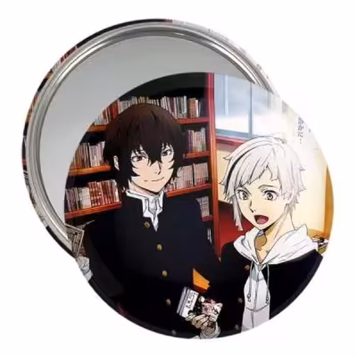 آینه جیبی خندالو مدل دازای و اتسوشی انیمه سگ های ولگرد بانگو کد 11770