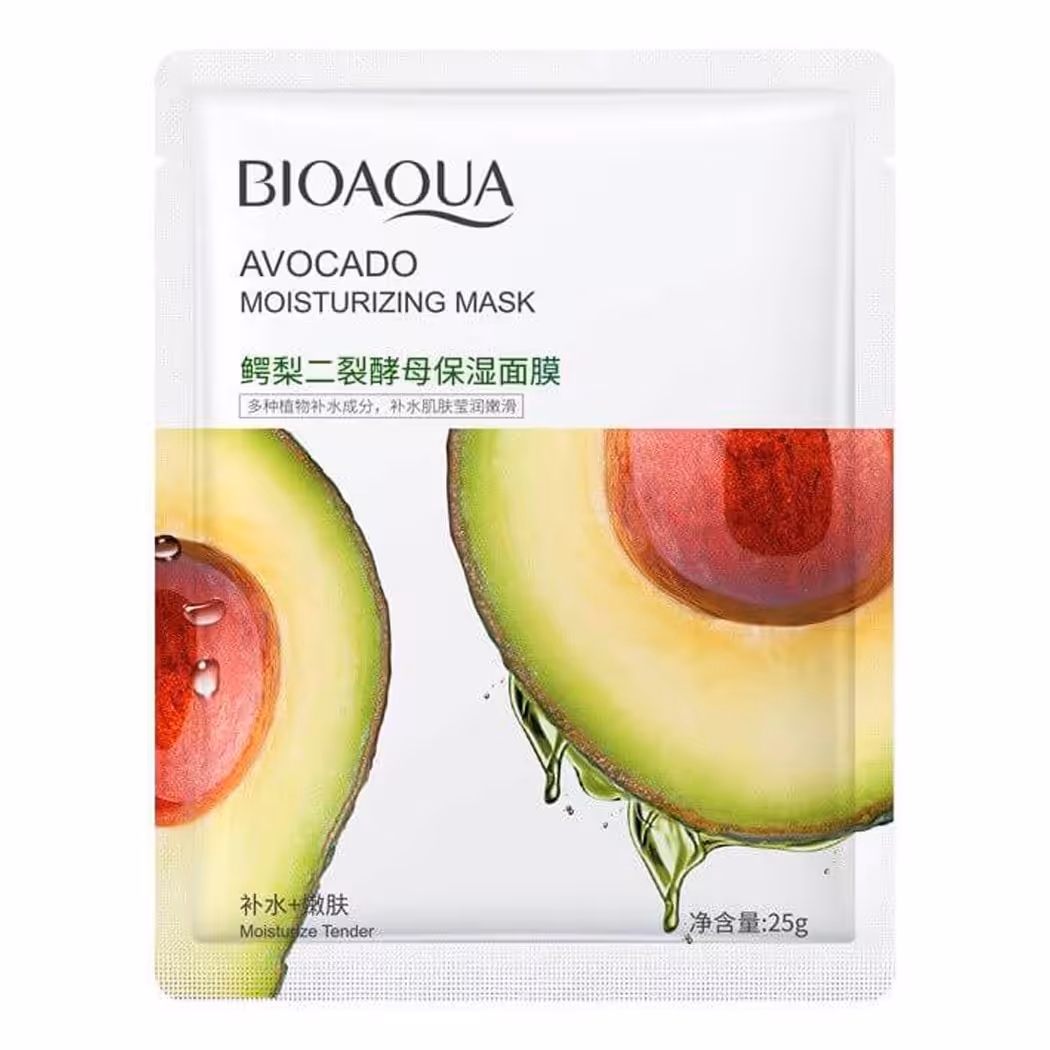 ماسک ورقه ای آووکادو بیوآکوا BIOAQUA
