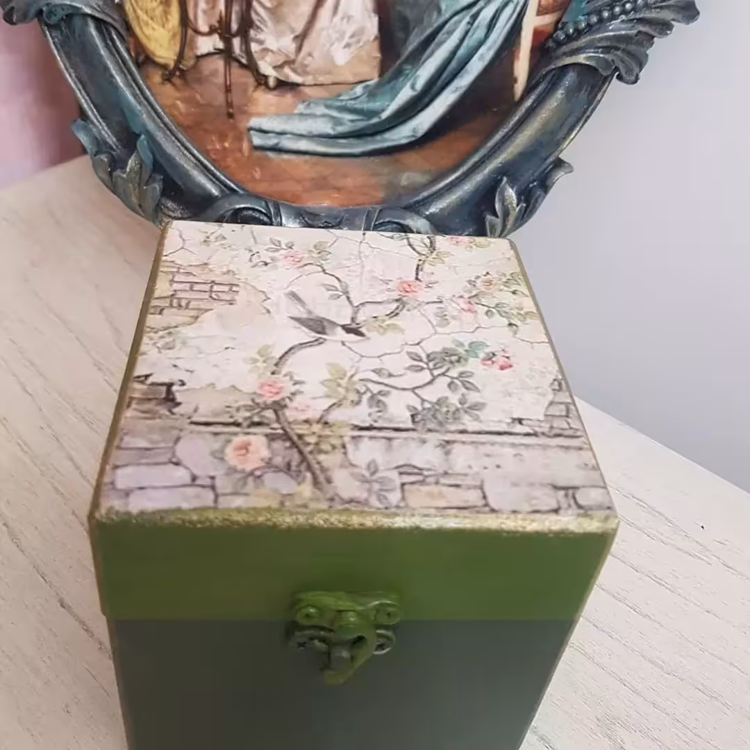 باکس چوبی چند منظوره پتینه شده 