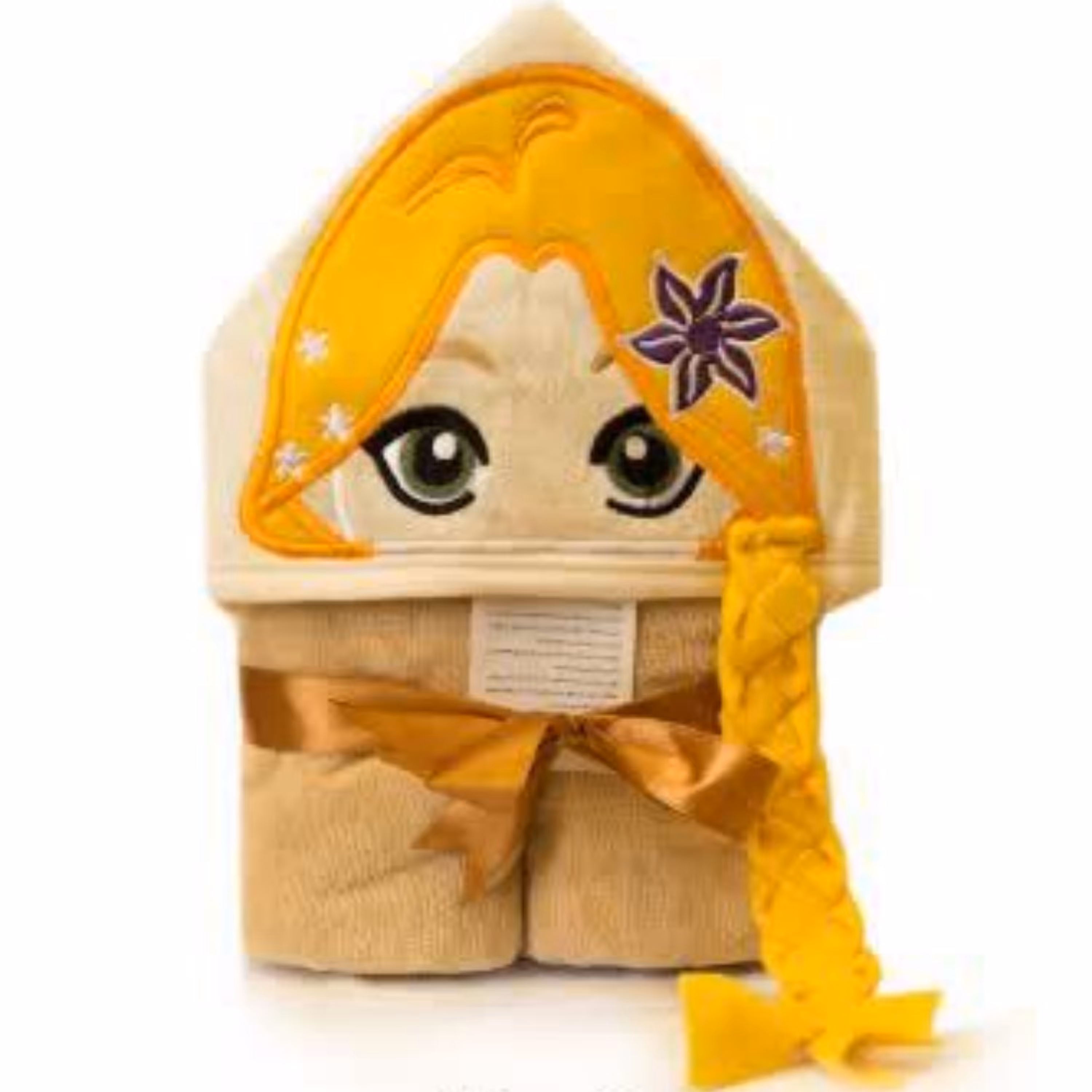 حوله شنلی عروسکی پودایران طرح گیسو کمند (100درصد پنبه) ضد حساسیت و ضد باکتری