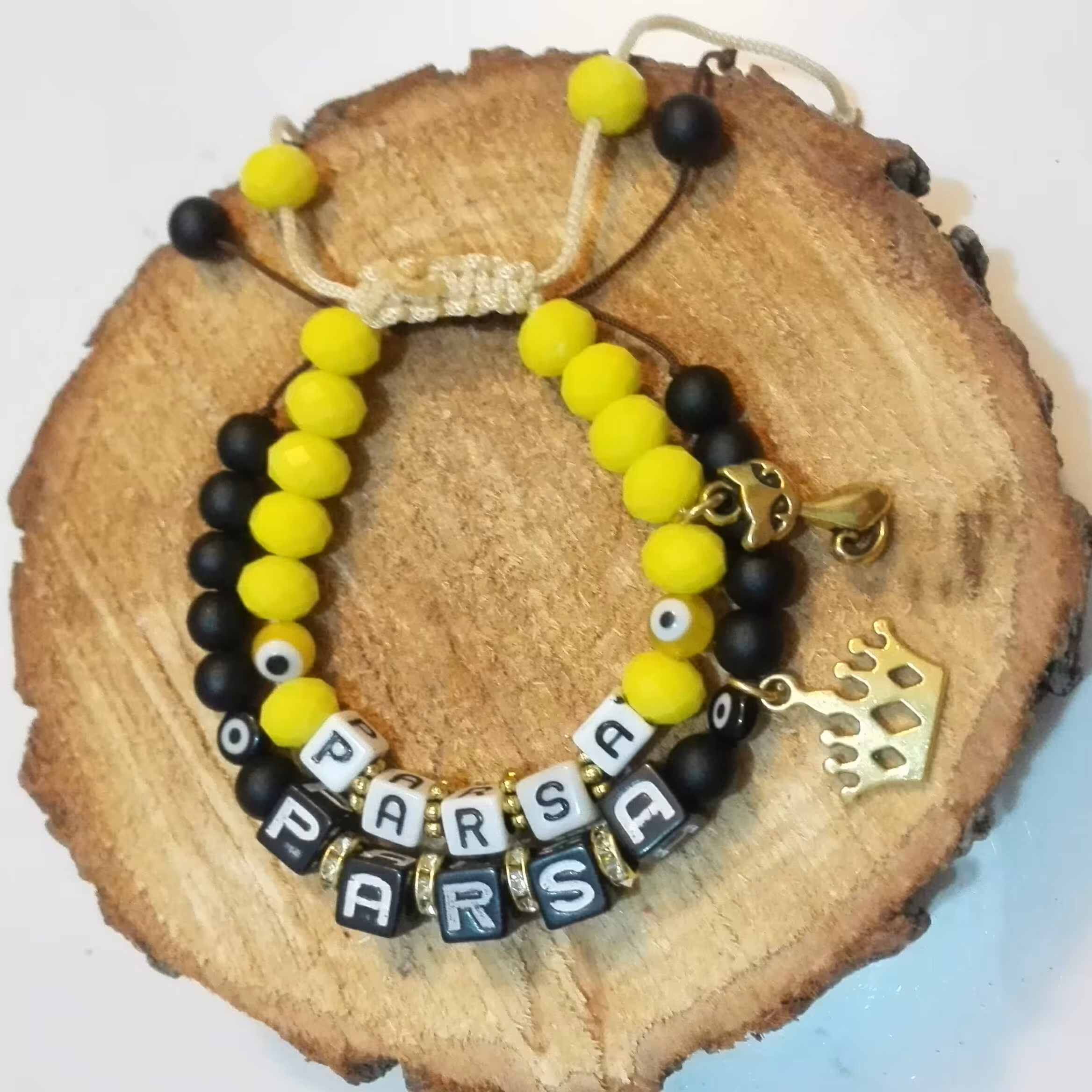 دستبند اسم 2عددی ست مادر کودک 