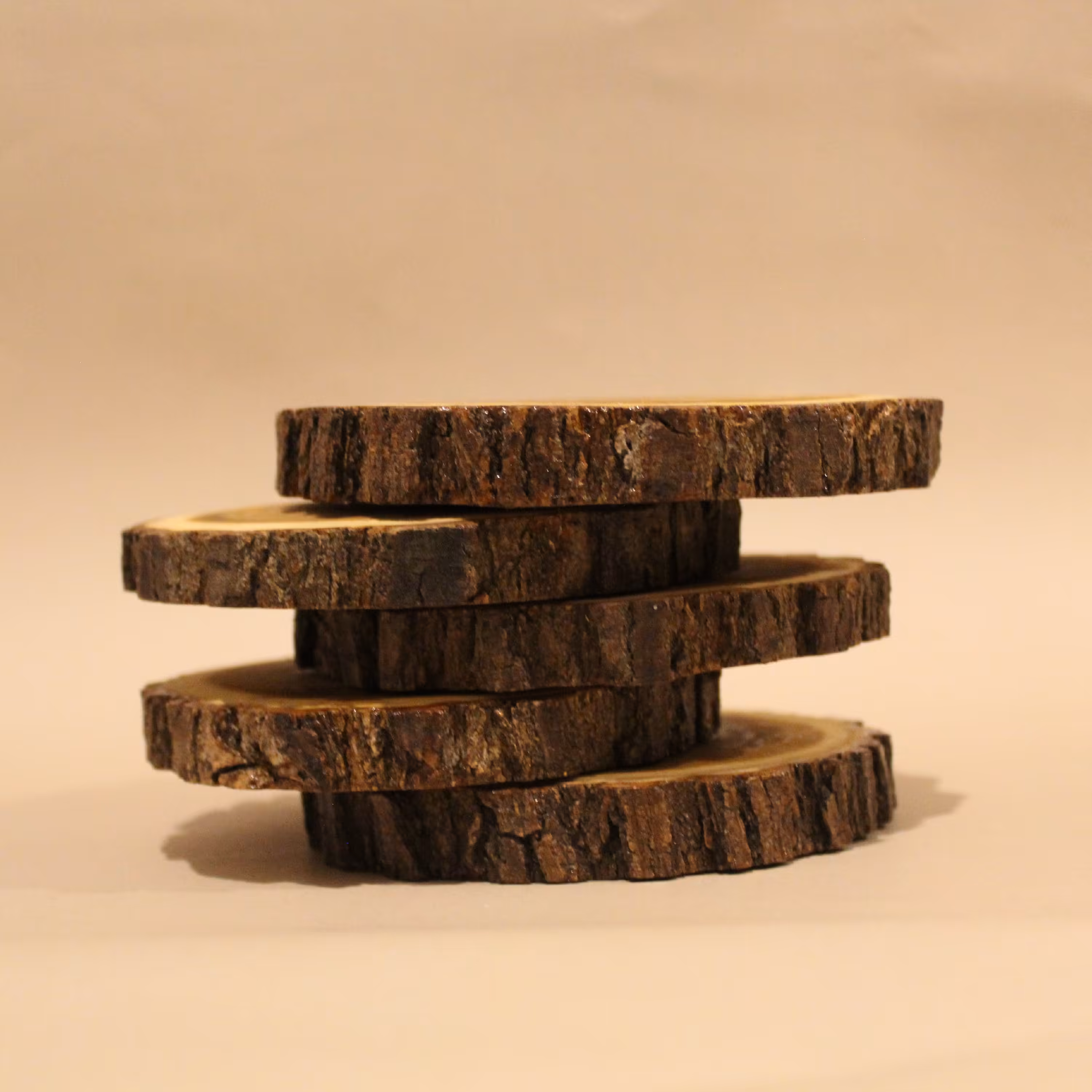 زیر لیوانی چوبی درخت توت