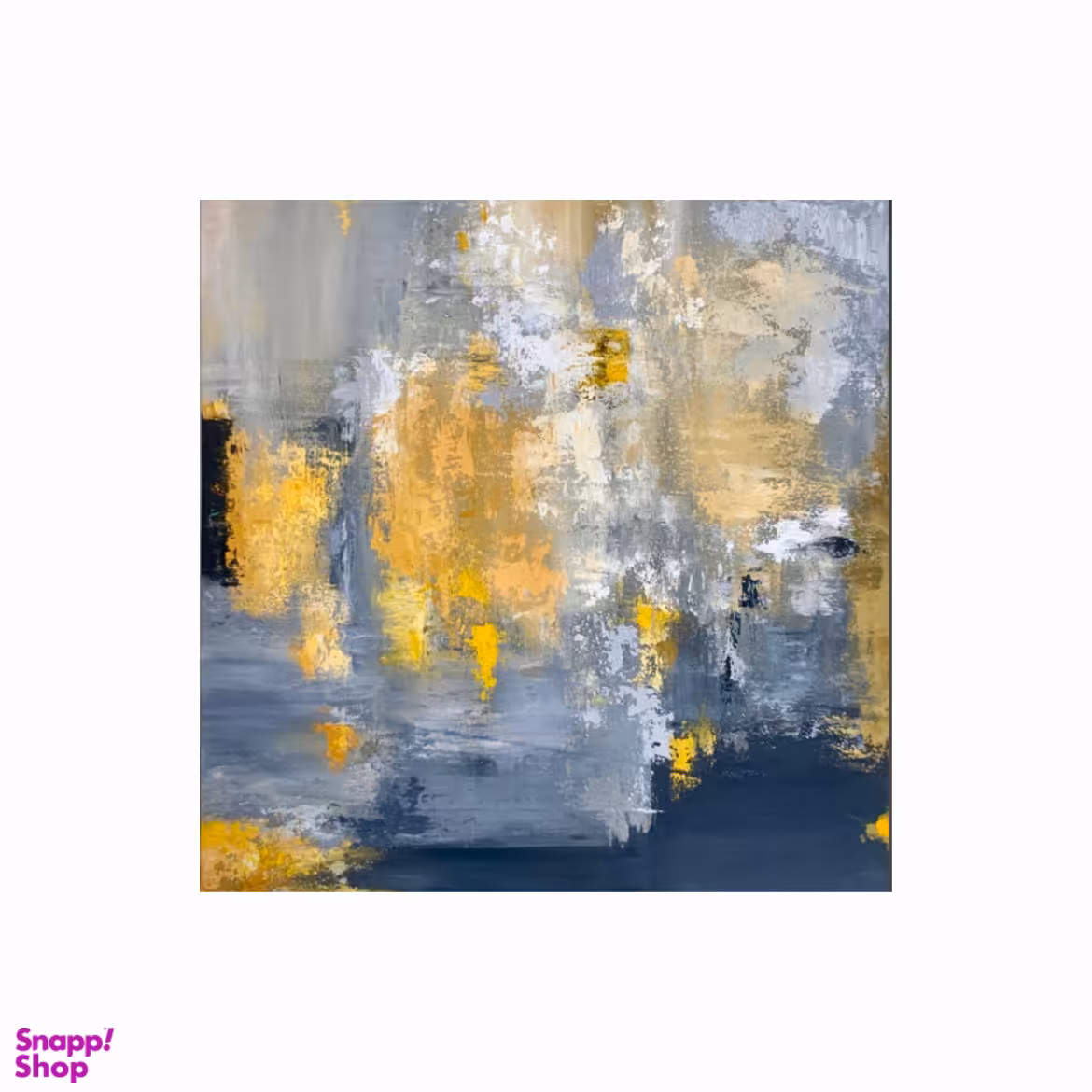 تابلو نقاشی طرح دکوراتیو مدل A12 رنگ طوسی