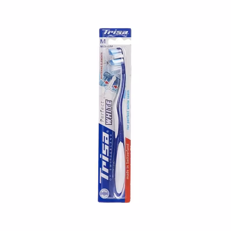 مسواک تریزا مدل PERFECT WHITE با برس متوسط