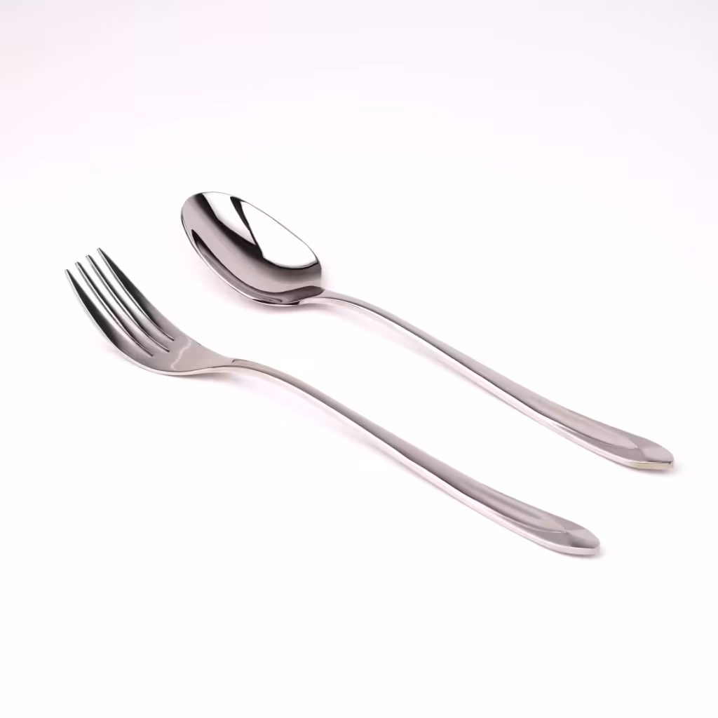 سرویس قاشق و چنگال 106 پارچه برند ام جی اس MGS کد کالا DF020-DF050-DF004-DF051-DF005-DF043-DF045