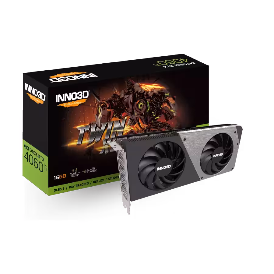 قيمت و خرید کارت گرافیک اينو تري دي مدل INNO3D GEFORCE RTX 4060 Ti 16GB TWIN X2 OC WHITE