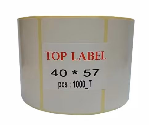 لیبل حرارتی تاپ لیبل  57x40