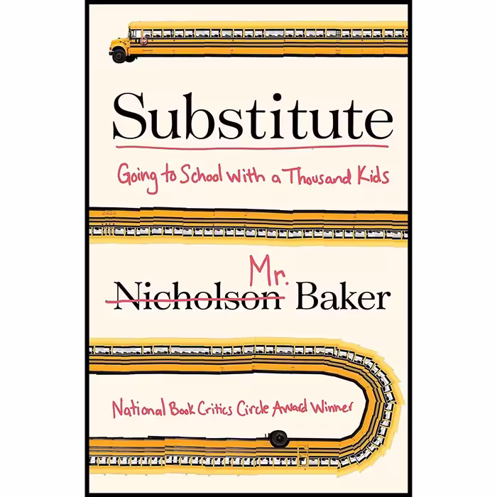 کتاب زبان اصلی Substitute اثر Nicholson Baker انتشارات Penguin Press
