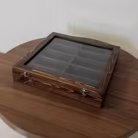 جعبه عینک چوبی