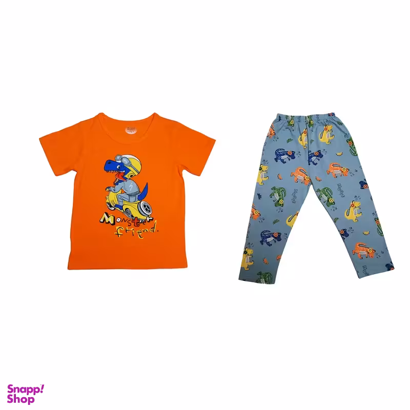 ست تیشرت و شلوار پسرانه مدل Dragon کد 2024