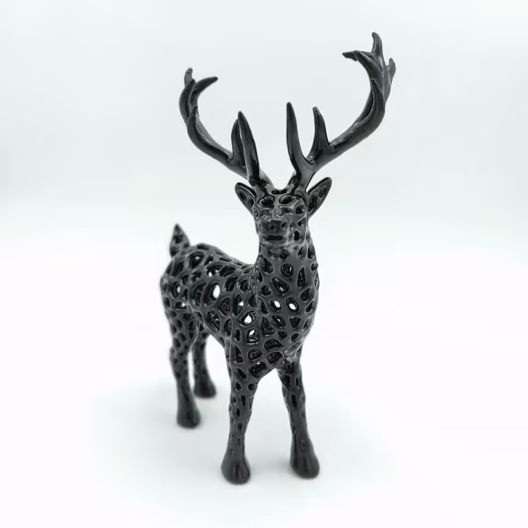 خرید اکشن فیگور گوزن Black Small Deer 3D Action Figure با بهترین قیمت