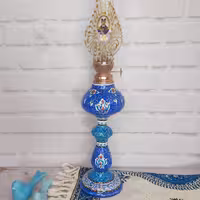 چراغ نفتی میناکاری