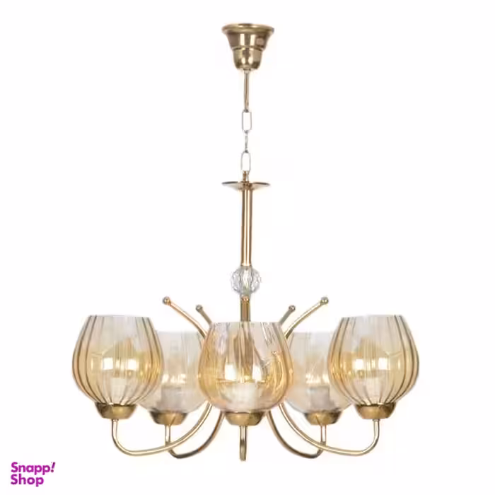 لوستر پنج شعله چشمه نور کد AB806.5