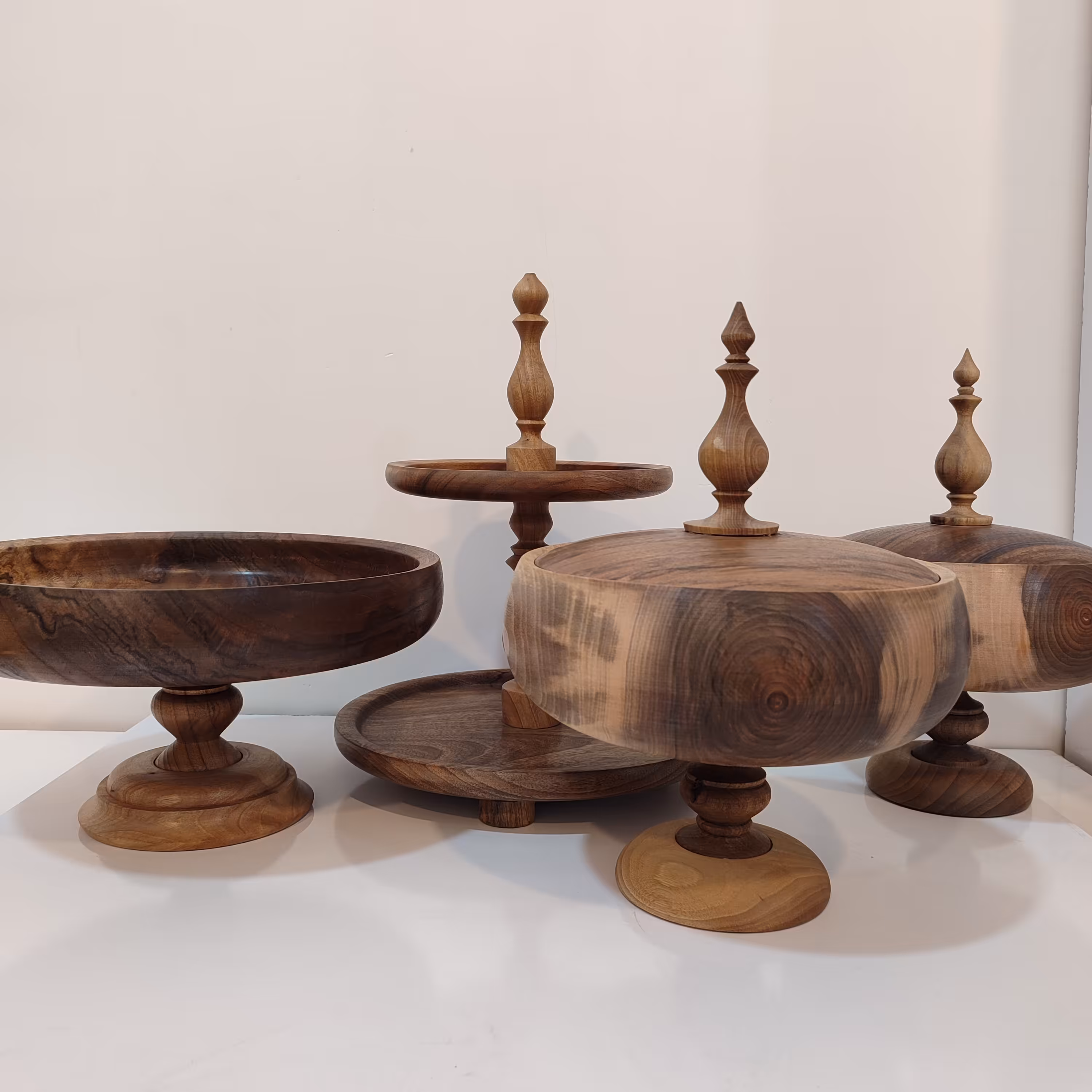 ست پذیرایی چوب گردو کد 202