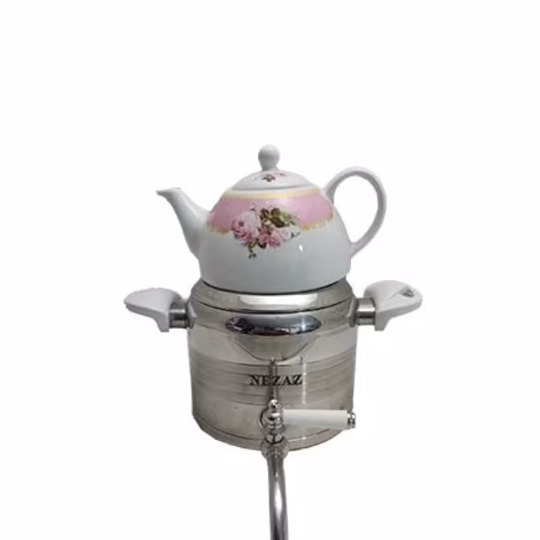 کتری و قوری نزاز کد 2800 شیردار